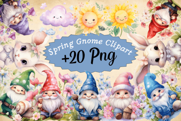 Download Spring Gnome Clipart - Art Collection