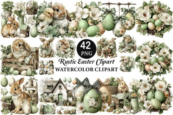 Download Rustic Easter Clipart - Art Collection