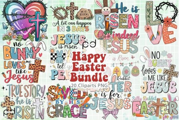 Download Happy Easter Clipart Graphics Bundle - Art Collection
