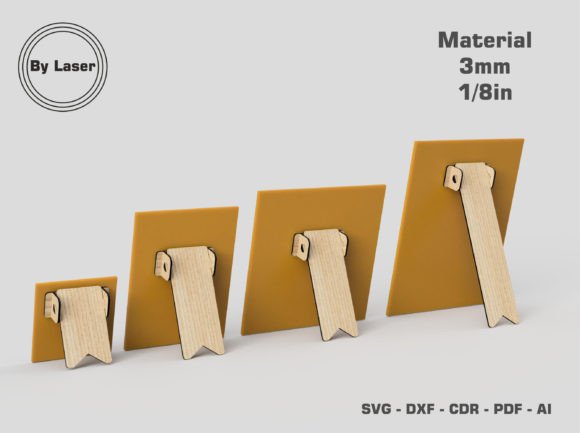 Download Easel Stand Backs Laser Cut Files SVG - Files svg Collection