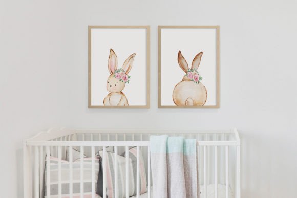 Download Bunny Nursery Set of 2 Wall Art - Art Collection
