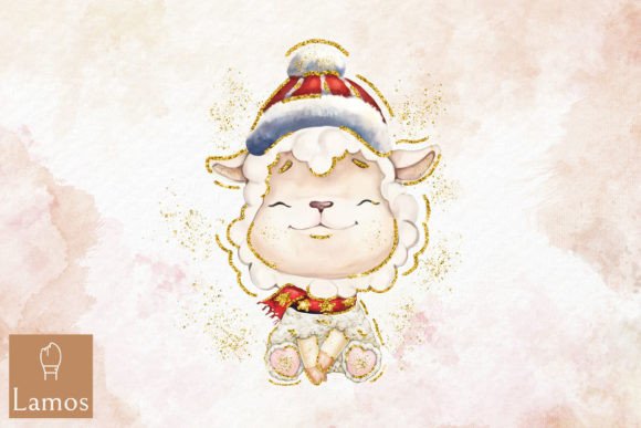 Download Hello Winter Happy Sheep Clipart - Art Collection