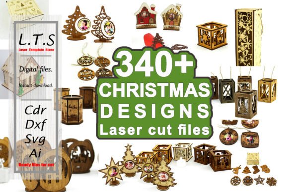 Download Christmas Laser Cut Files SVG - Premium Resources