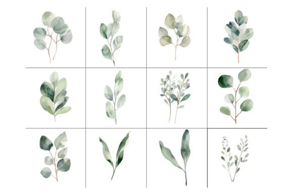 Download Baby Blue Eucalyptus - Greenery Clipart. - Art Collection